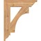 Ekena Millwork Westlake Traditional Smooth Bracket, Western Red Cedar, 3 1/2"W x 18"D x 22"H BKT04X18X22WTL01SWR - alternate 3